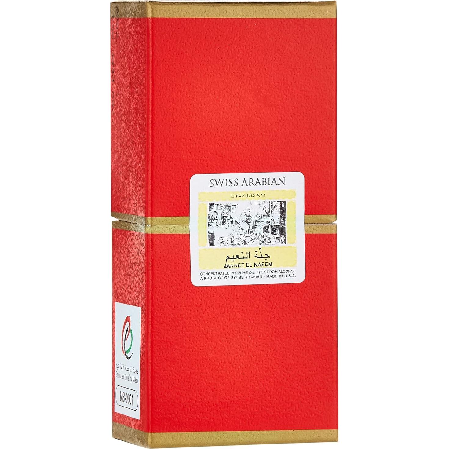 Aceite de Perfume Concentrado Swiss Arabian Jannet EL Naeem 8.5 ml