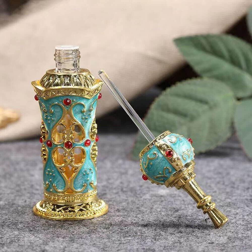 Botella de Perfume Reutilizable TEAMWILL Azul 12ml Decorativa