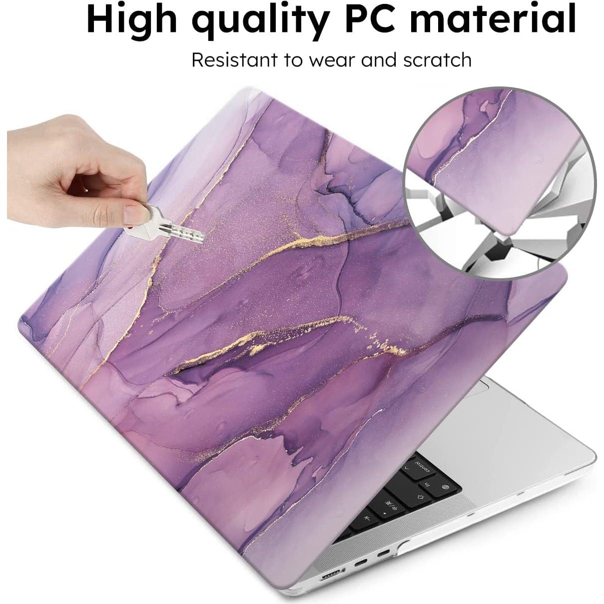 Funda iCasso para MacBook Air 13.6 M2 2022 con Protector