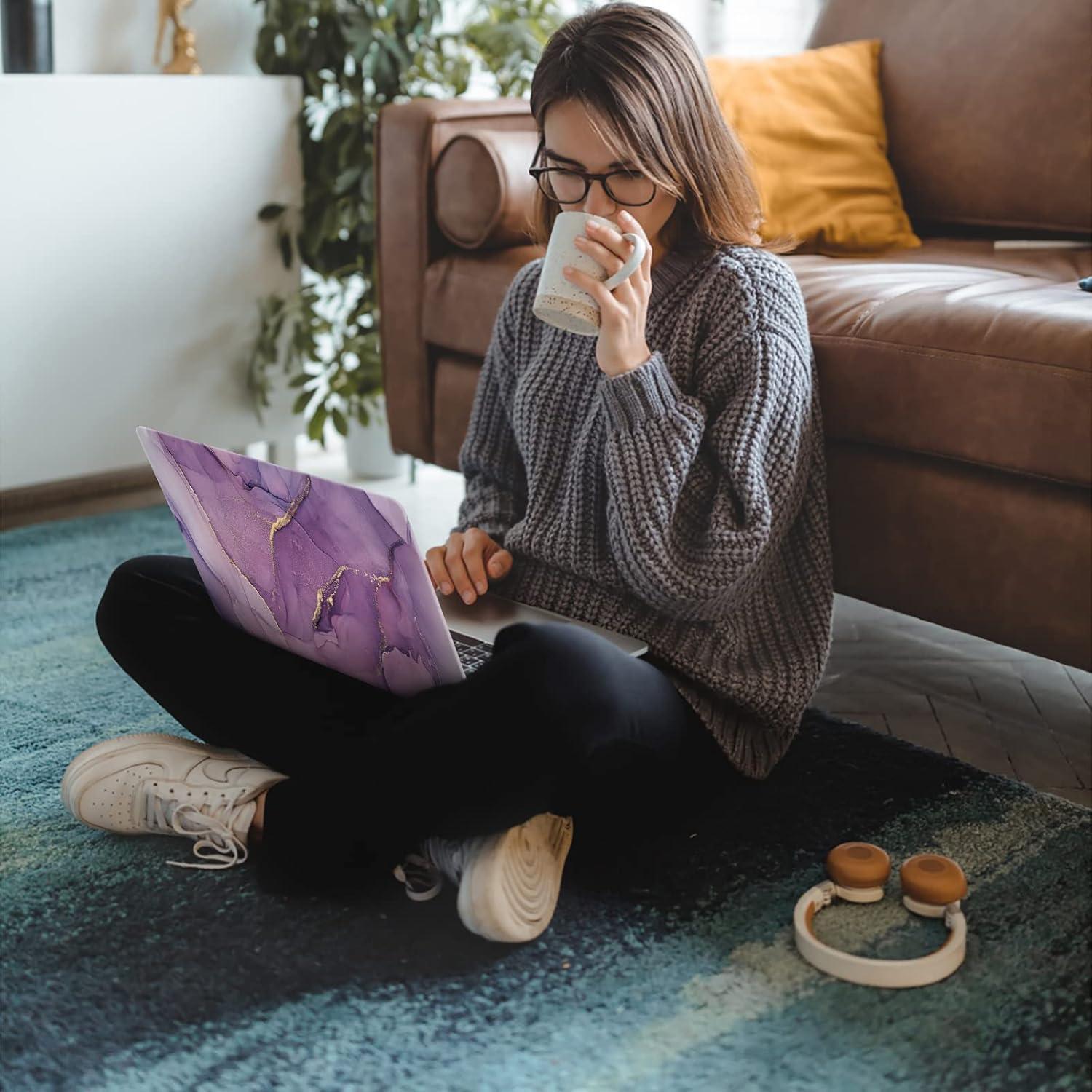 Funda iCasso para MacBook Air 13.6 M2 2022 con Protector