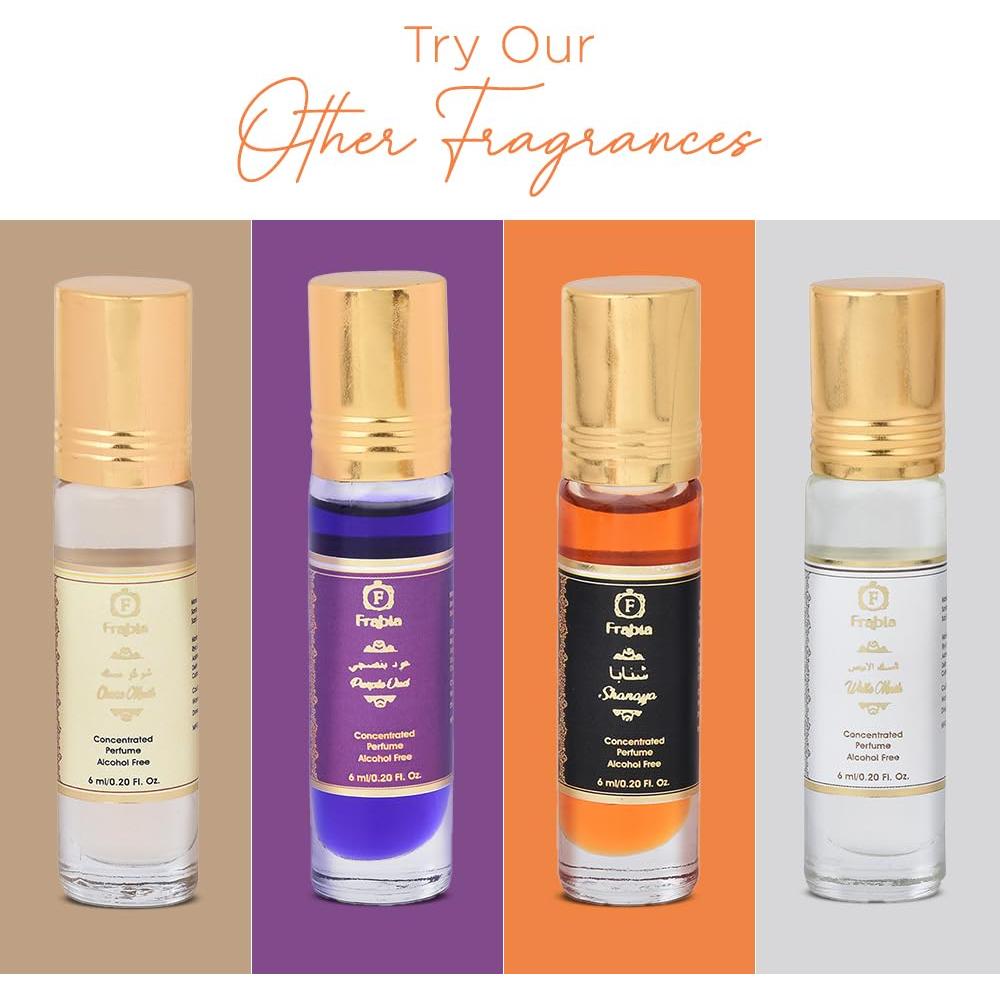 Aceite de Perfume Attar Shanaya 6ml | Fragancia Floral y Amaderada