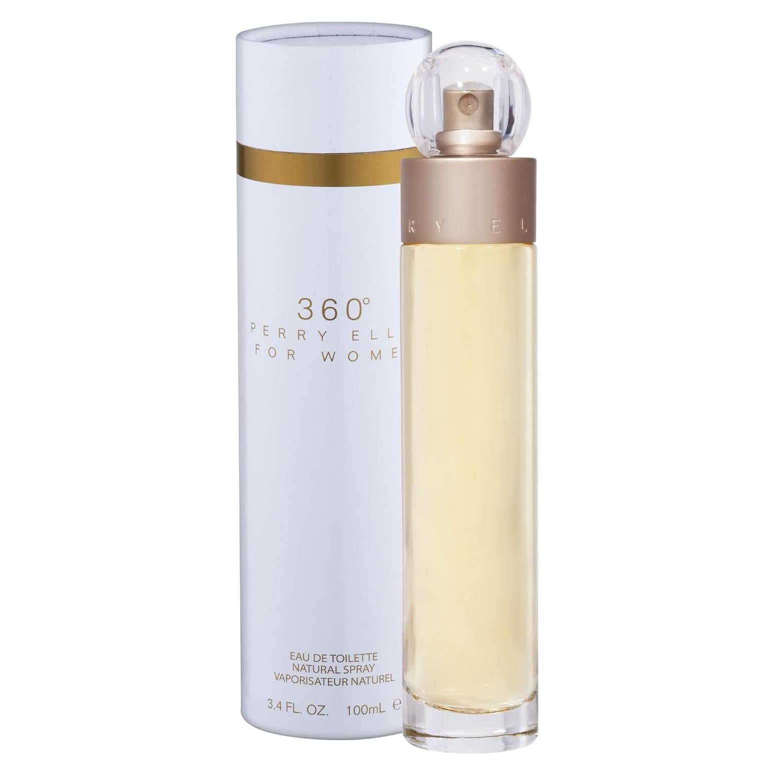 Perry Ellis 360 Grados Eau De Toilette 100 mL para Mujeres - Fragancia Floral Ligera
