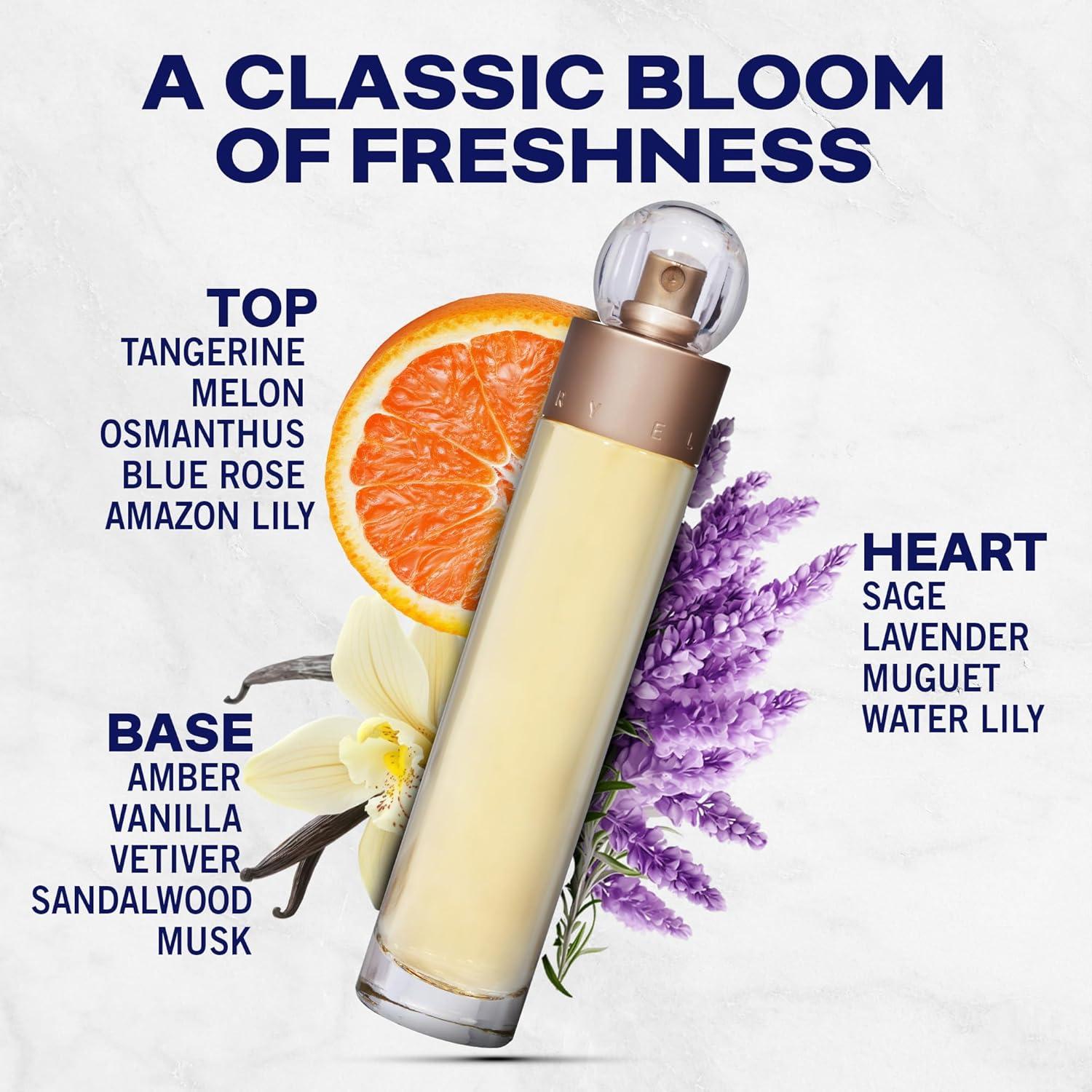 Perry Ellis 360 Grados Eau De Toilette 100 mL para Mujeres - Fragancia Floral Ligera