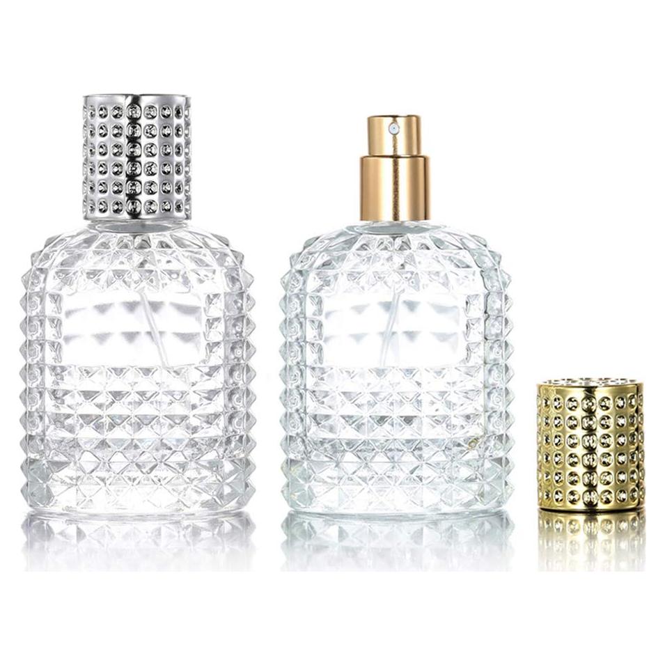 Paquete de 2 botellas de spray de vidrio 50ml y 30ml