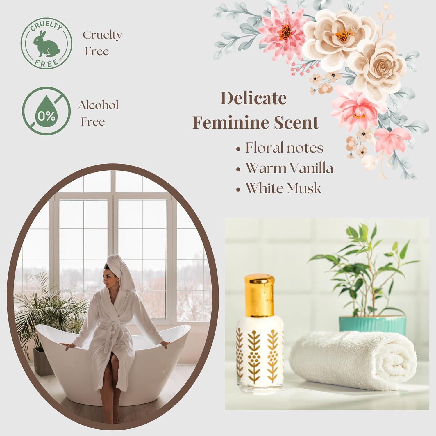 Aceite de Perfume Unisex Brenda Musk Al Tahara 6 ml - Libre de Alcohol