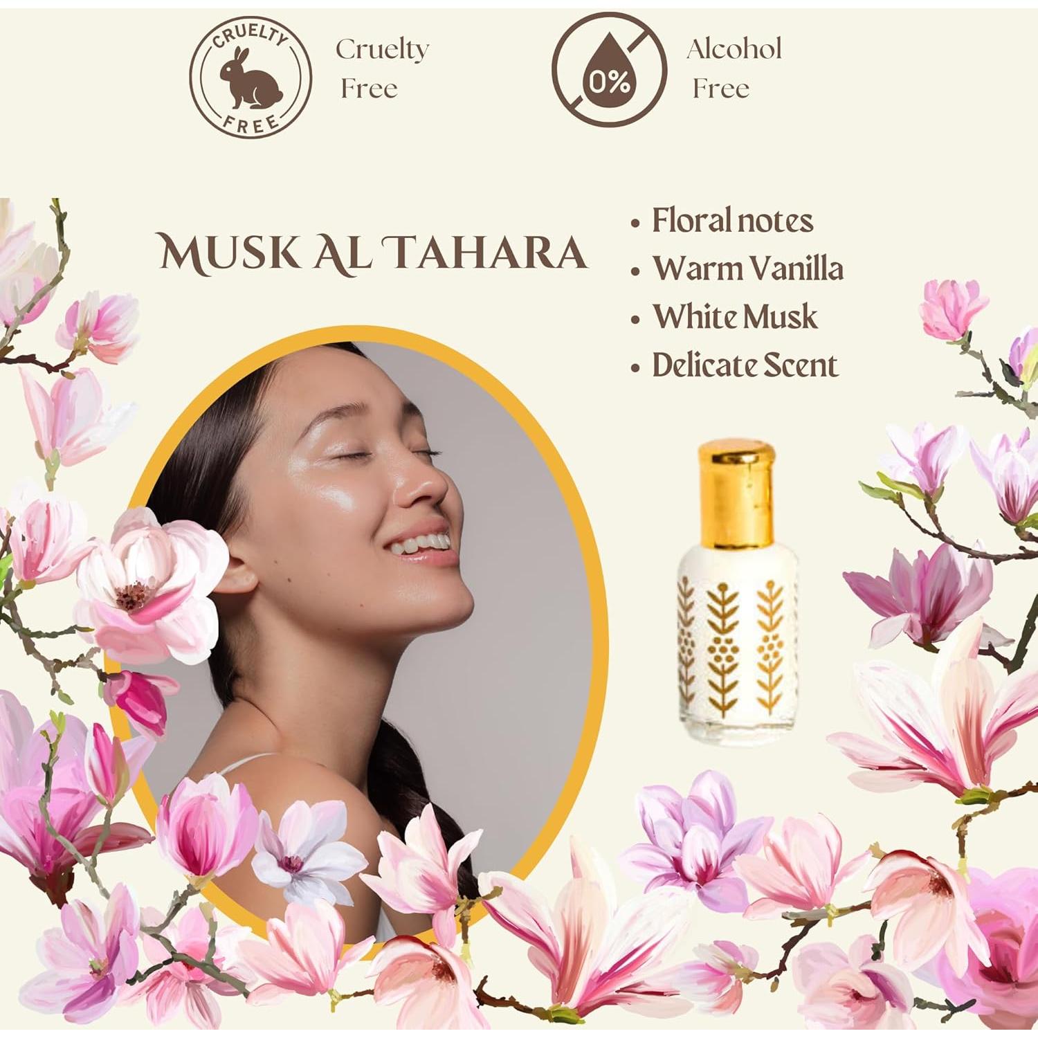 Aceite de Perfume Unisex Brenda Musk Al Tahara 6 ml - Libre de Alcohol