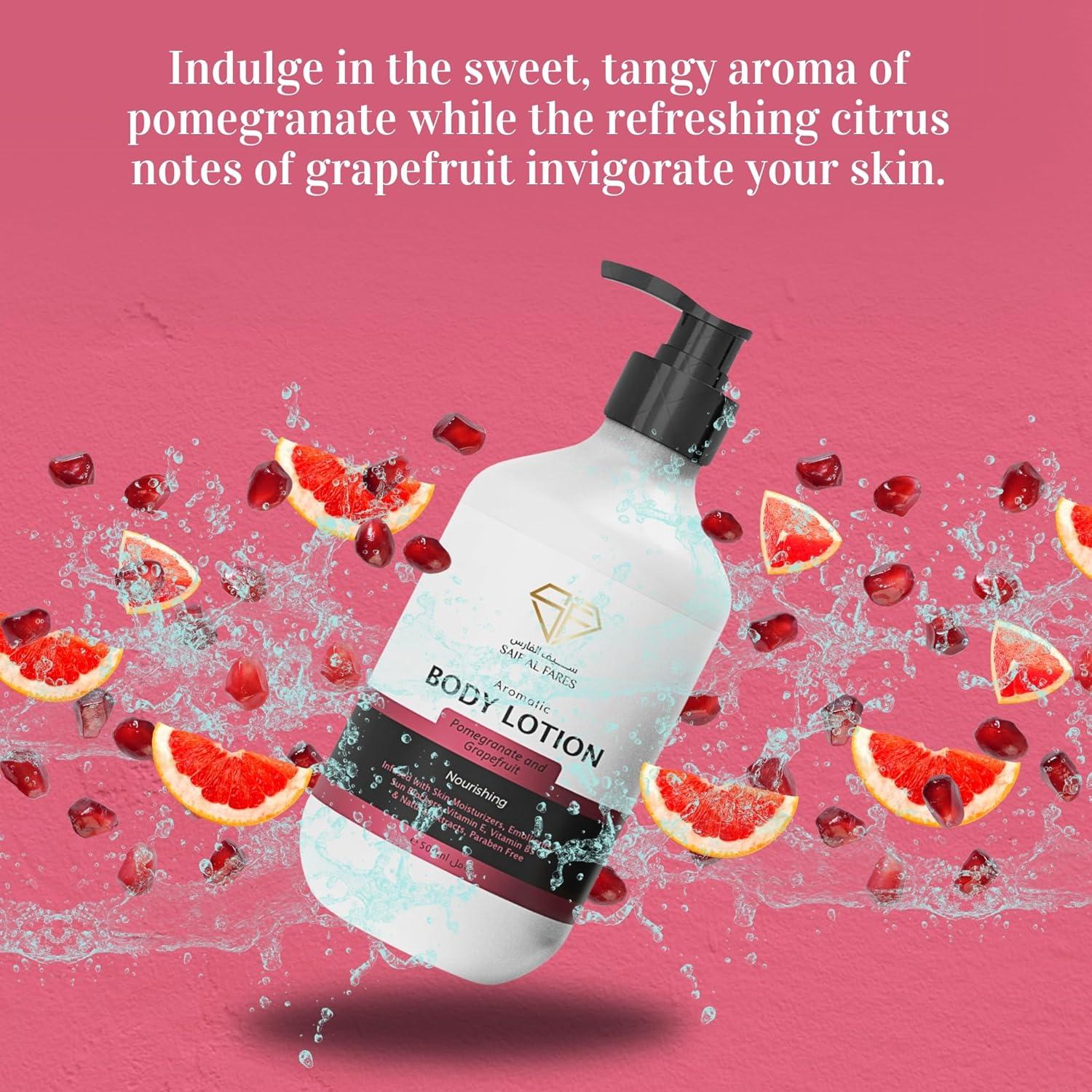 Loción Corporal Hidratante Granada y Pomelo 500ml - Beauty & Perfume