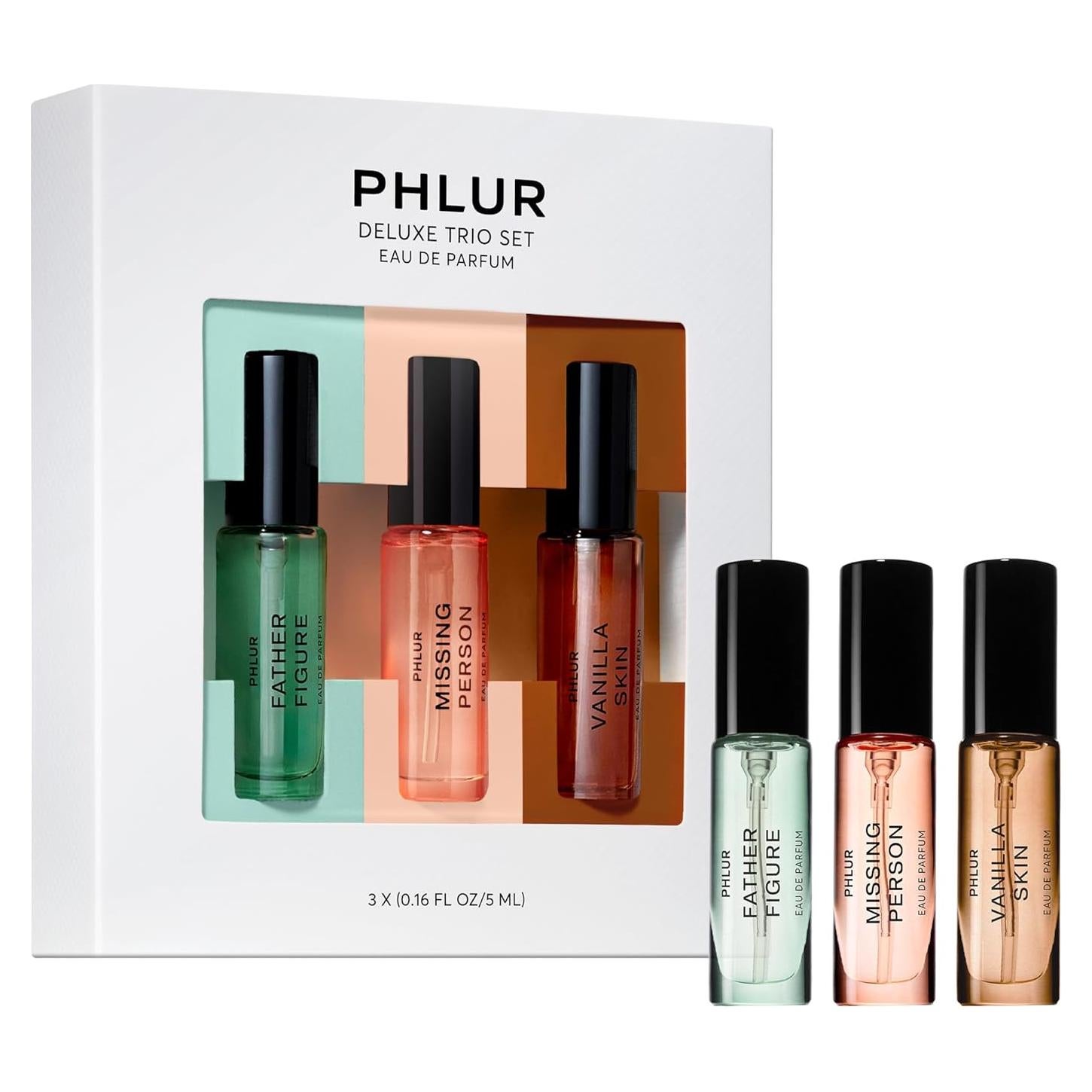 Conjunto Deluxe Mini Trio Eau de Parfum PHLUR 3x5mL