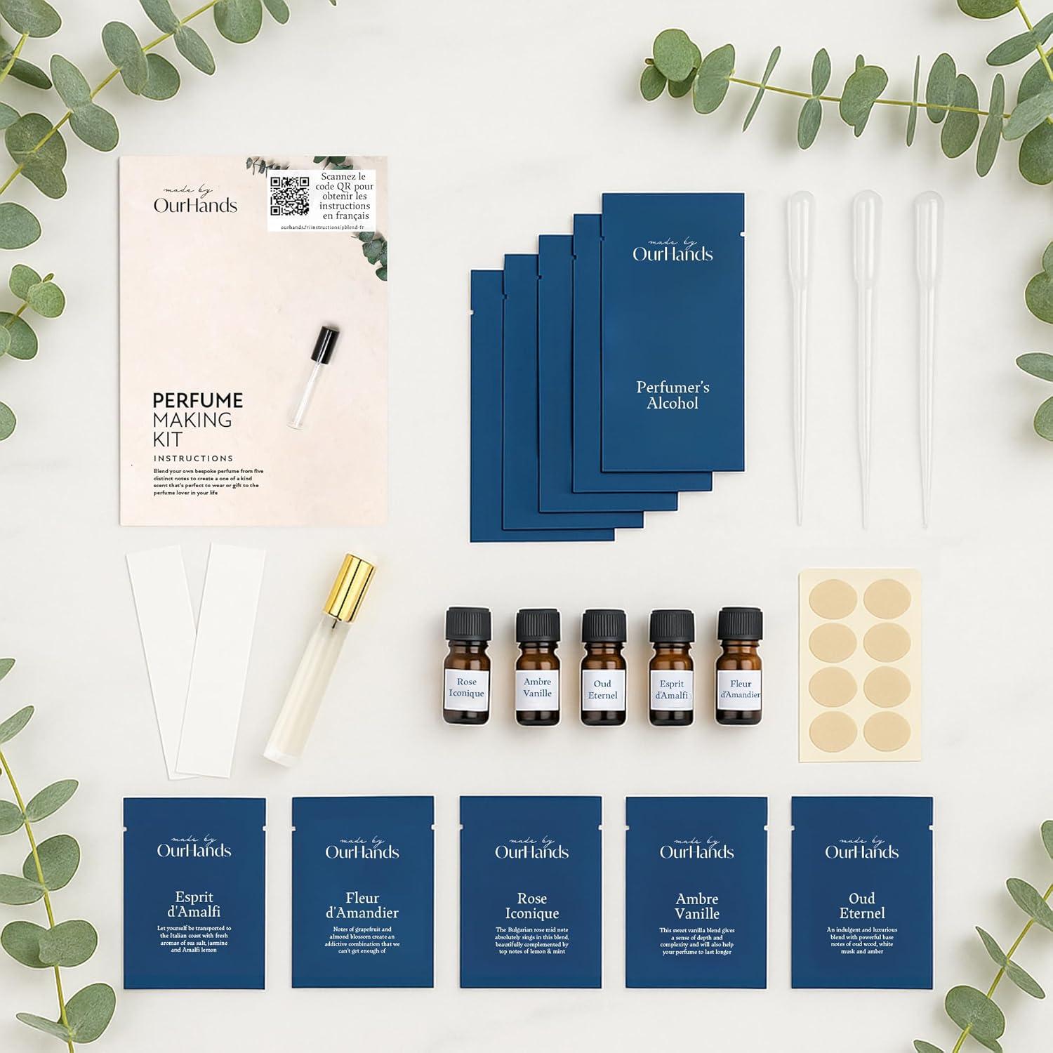 Kit de Fabricación de Perfume OurHands con 5 Aceites Premium