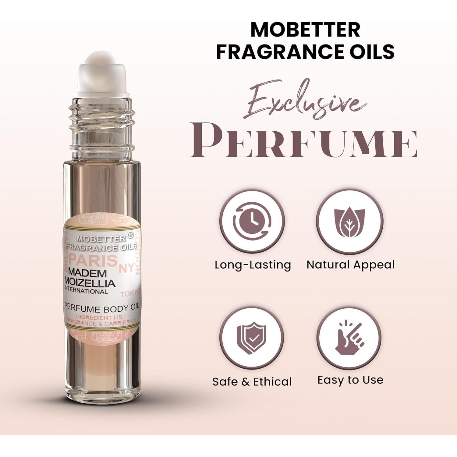 Aceite Corporal de Fragancia MoBetter Madem Moizellia 10ml