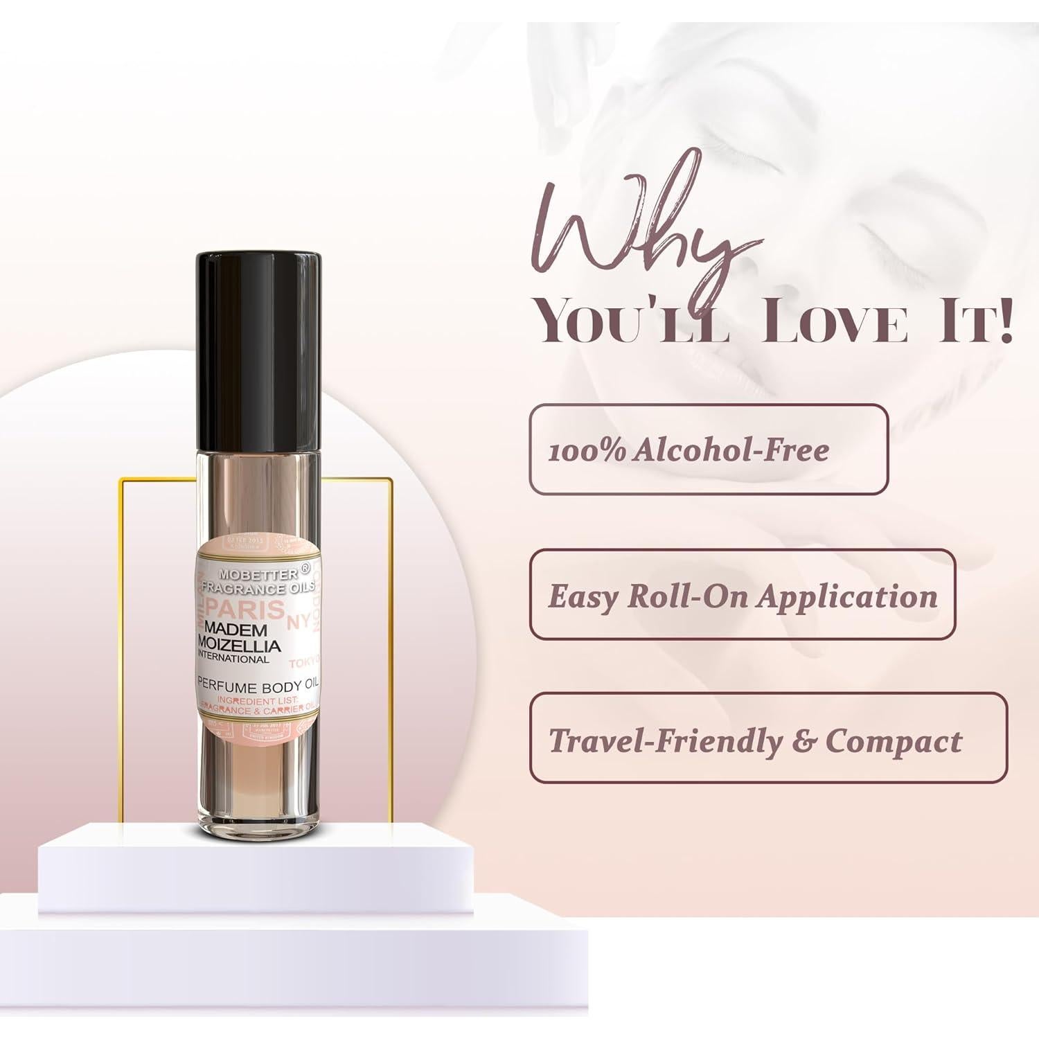 Aceite Corporal de Fragancia MoBetter Madem Moizellia 10ml