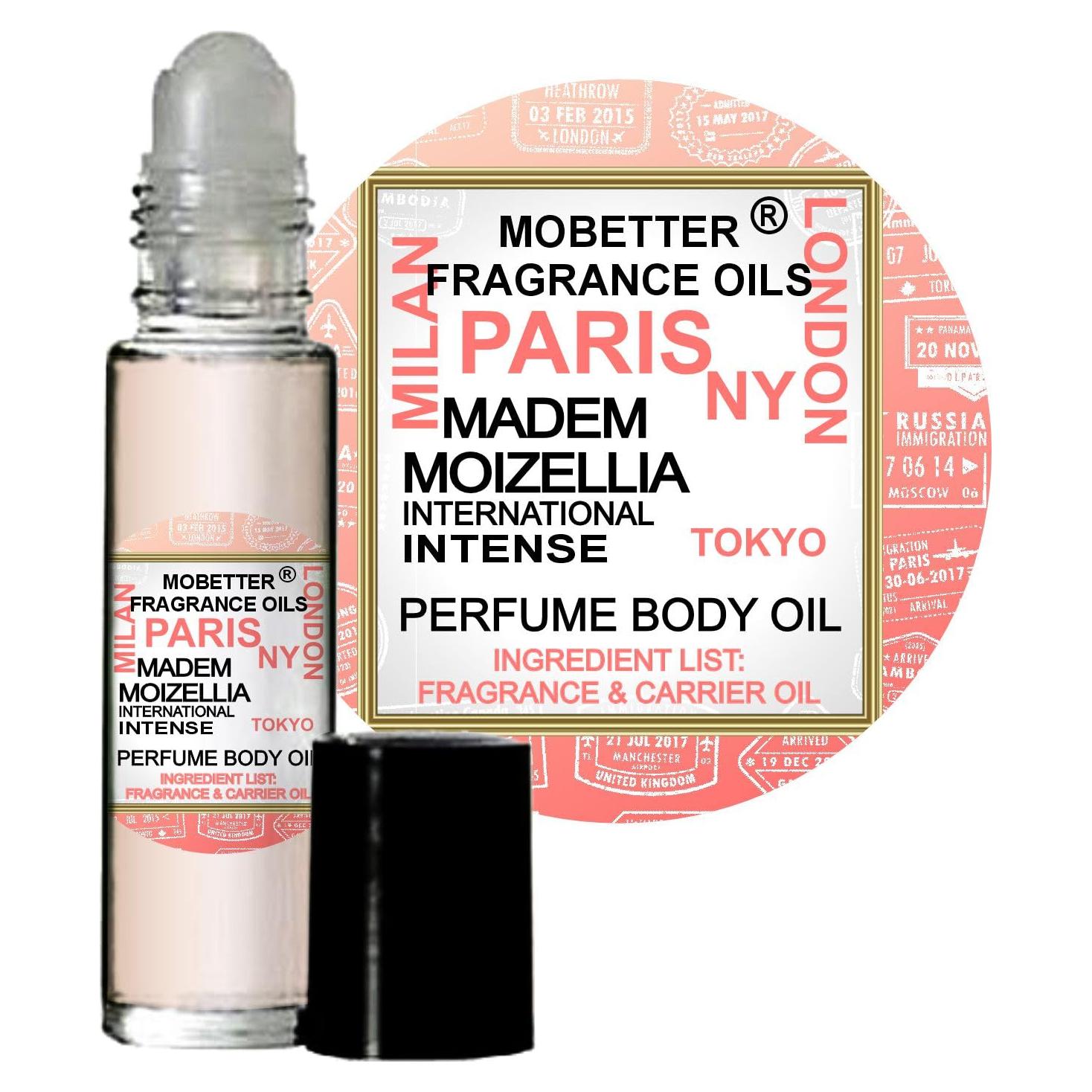 Aceite de Fragancia Corporal MoBetter Madem 10ml - Aroma Pastel de Fresa