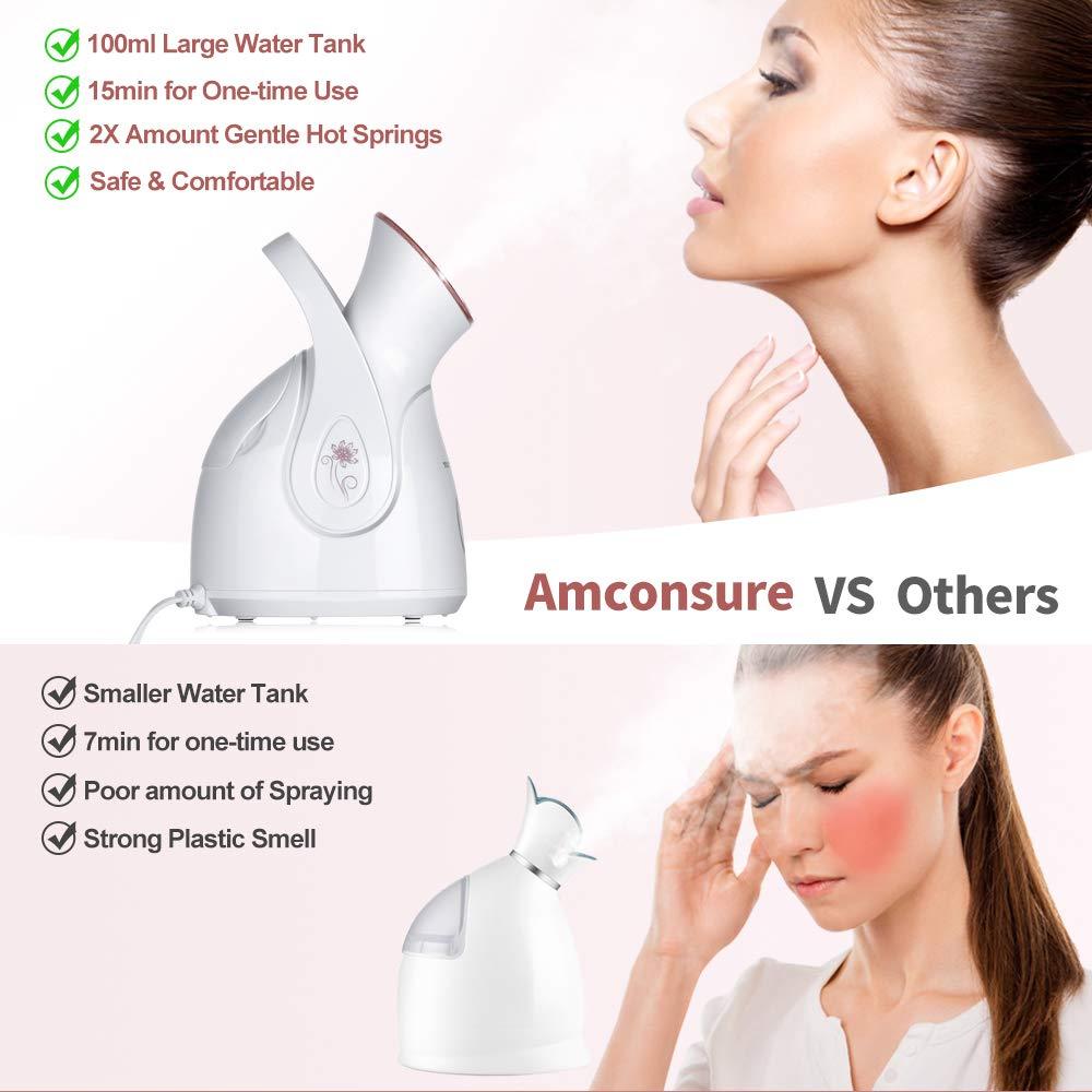 Vaporizador Facial Amconsure Nano Iónico 100ml Hidratante