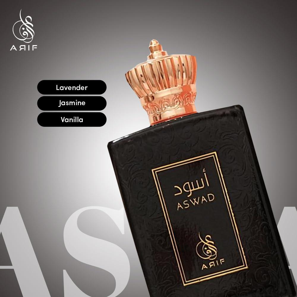 Eau de Parfum Aswad ARIF 100 ml - Fragancia Fresca y Duradera