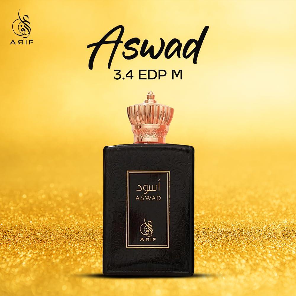 Eau de Parfum Aswad ARIF 100 ml - Fragancia Fresca y Duradera