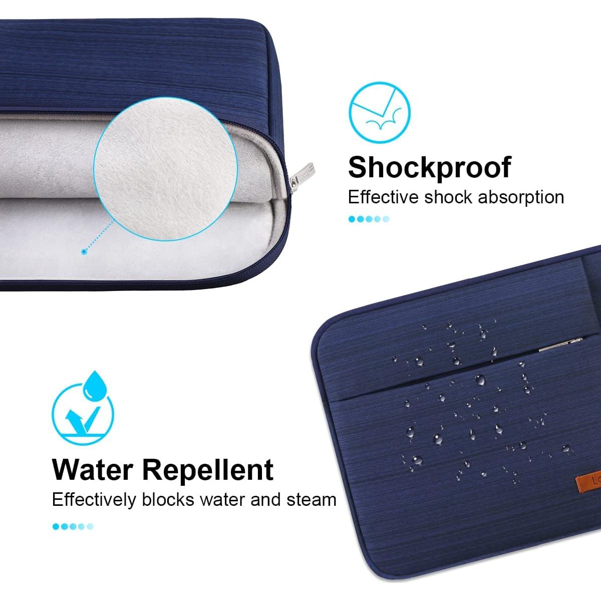 Funda para Laptop LACDO 13" Azul Resistente al Agua
