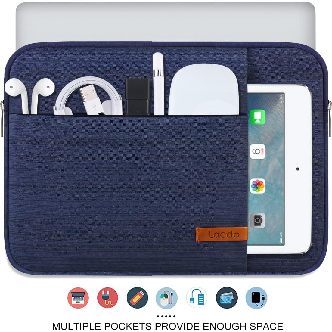 Funda para Laptop LACDO 13" Azul Resistente al Agua