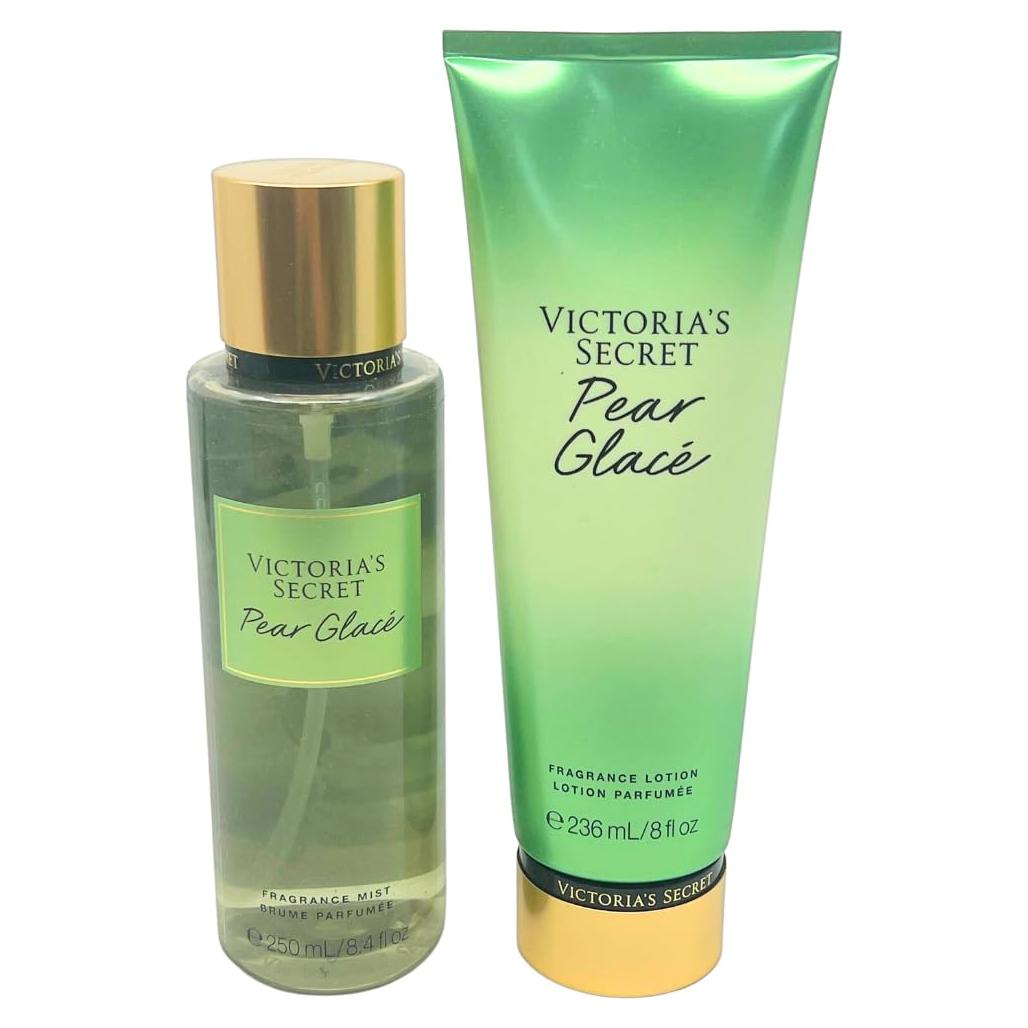 Set de fragancias Pear Glacé Victoria's Secret 236ml + 227ml