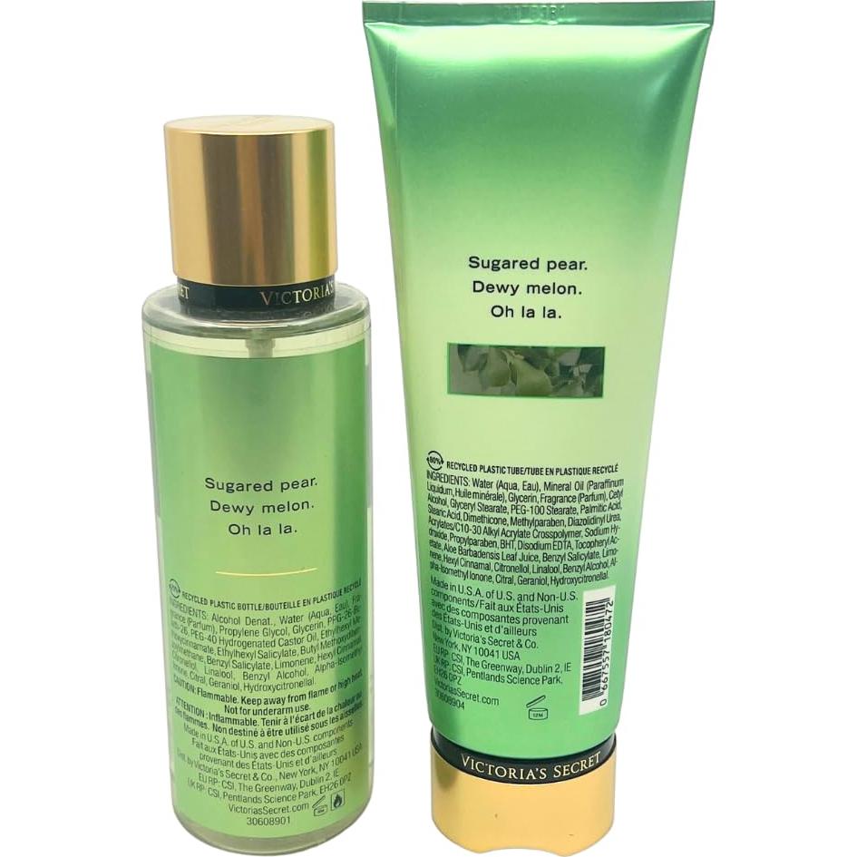 Set de fragancias Pear Glacé Victoria's Secret 236ml + 227ml