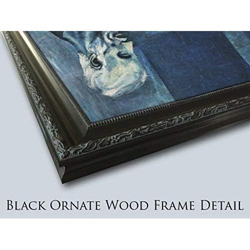 Arte en Lienzo El Vendedor de Perfumes 60x50 cm Marco Negro