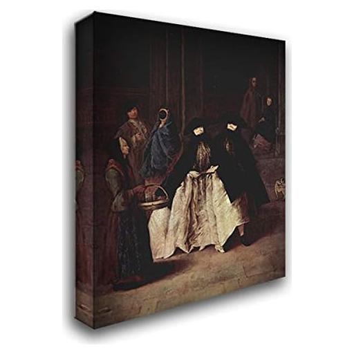 Arte en Lienzo Giclée Pietro Longhi El Vendedor de Perfumes 60x50 cm