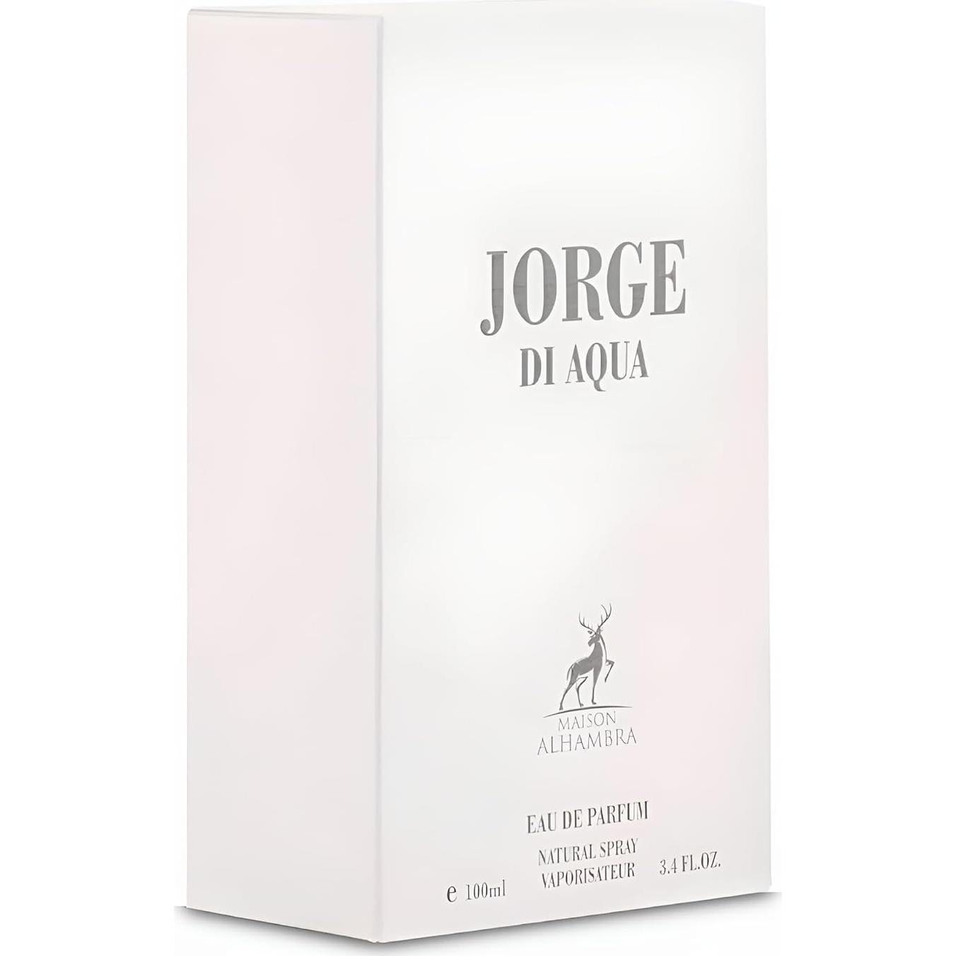 Eau de Parfum Spray para Hombres Maison Alhambra Jorge Di Aqua 100ml
