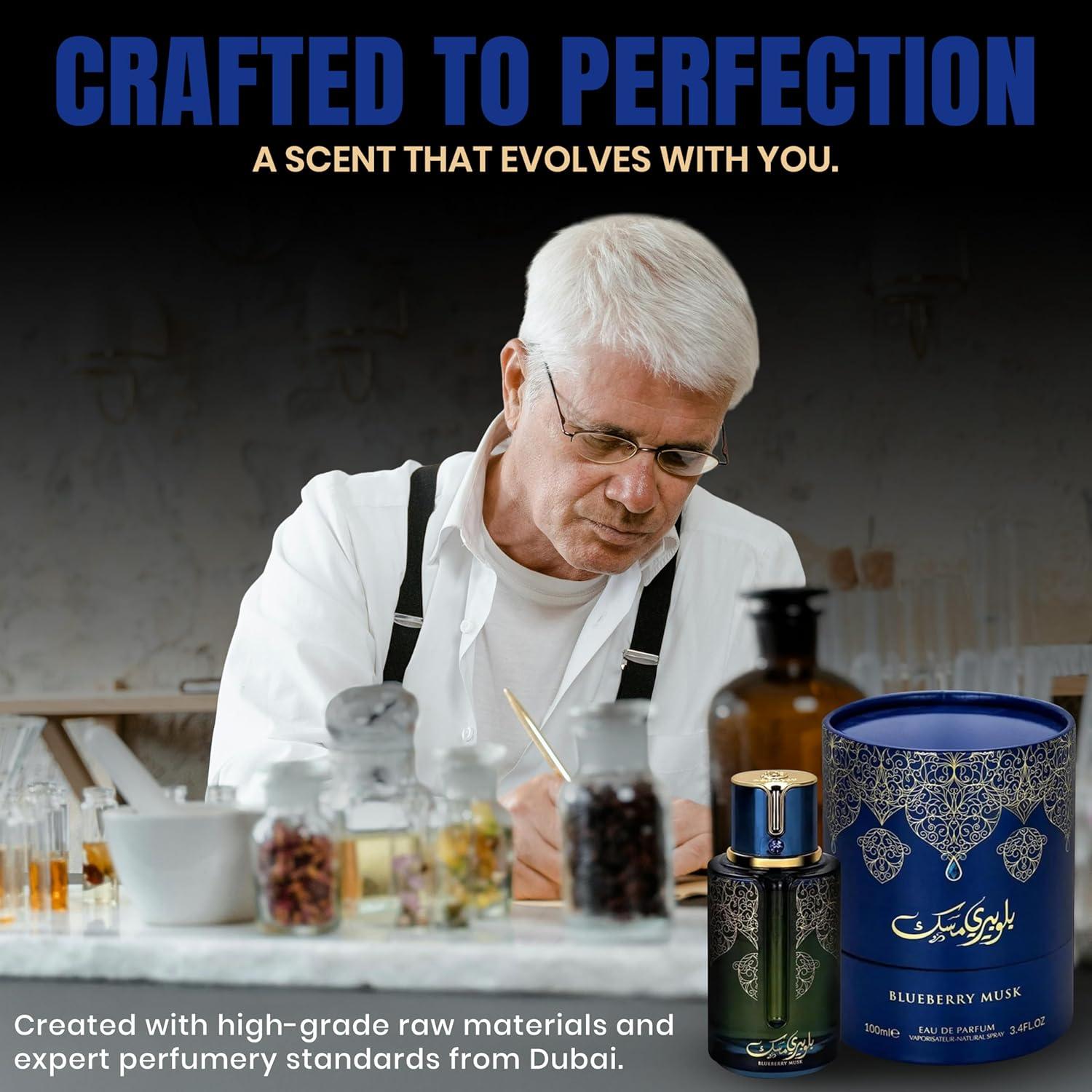 Eau de Parfum Musk de Arándano 100 ml - Colonia Unisex Larga Duración