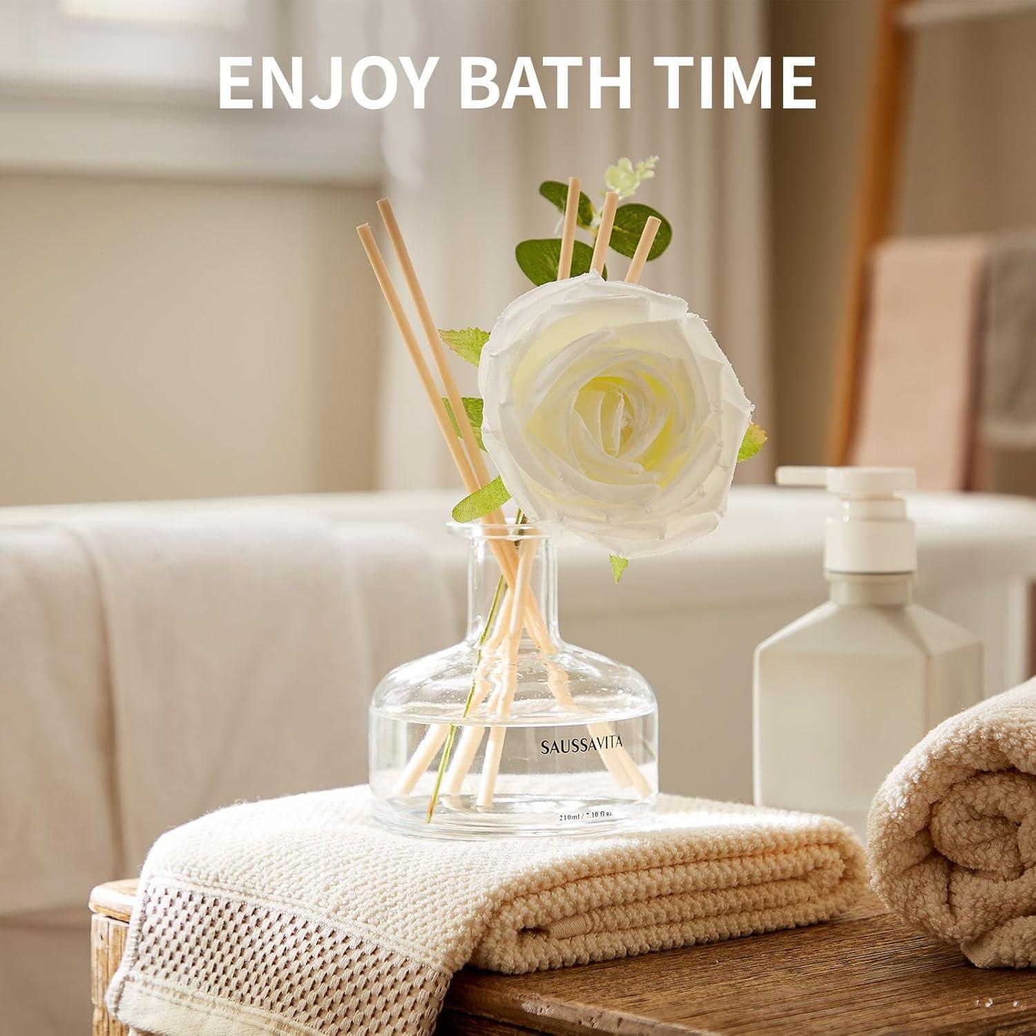 Difusor Aromático Saussavita 210ml Flor Blanca 120 Días