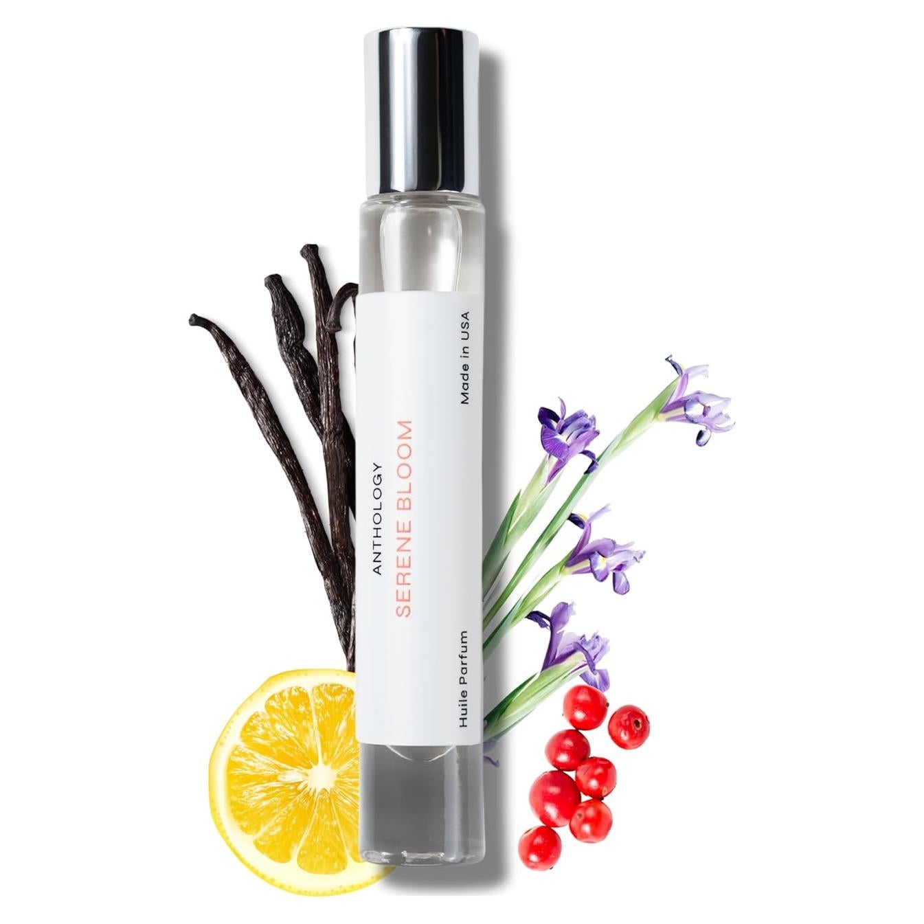 Aceite de Perfume Roll On Serene Bloom 9 ML - Notas Cítricas y Vainilla