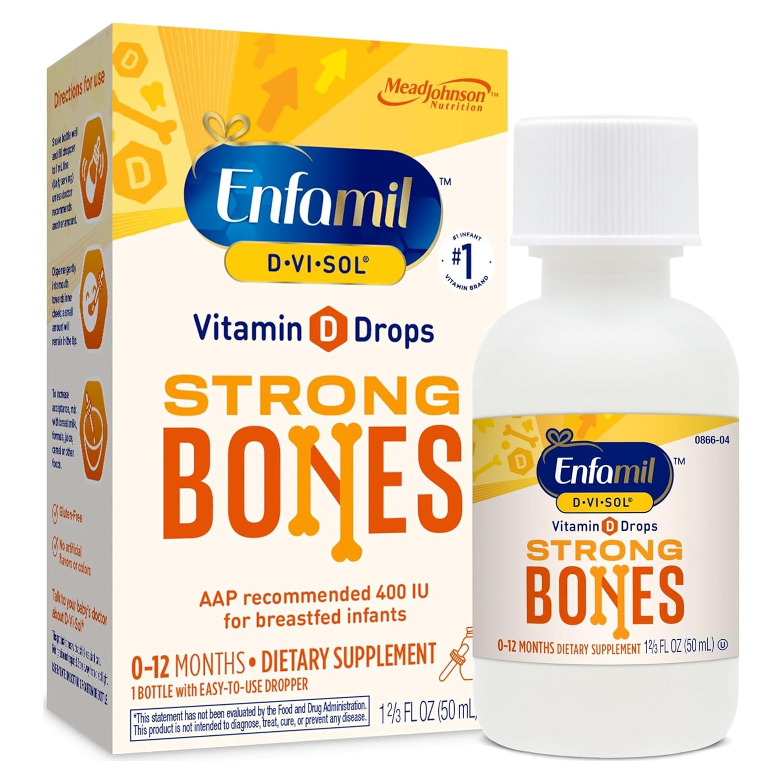 Gotas Líquidas de Vitamina D Enfamil D-Vi-Sol 50ml Bebés