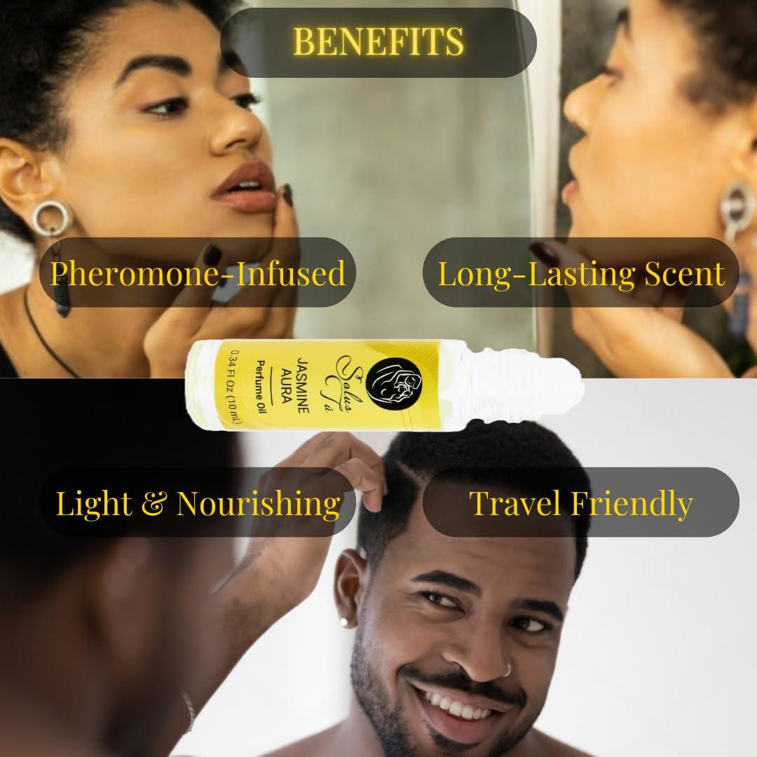 Aceite de Perfume de Feromonas Jasmine Aura 10mL Unisex