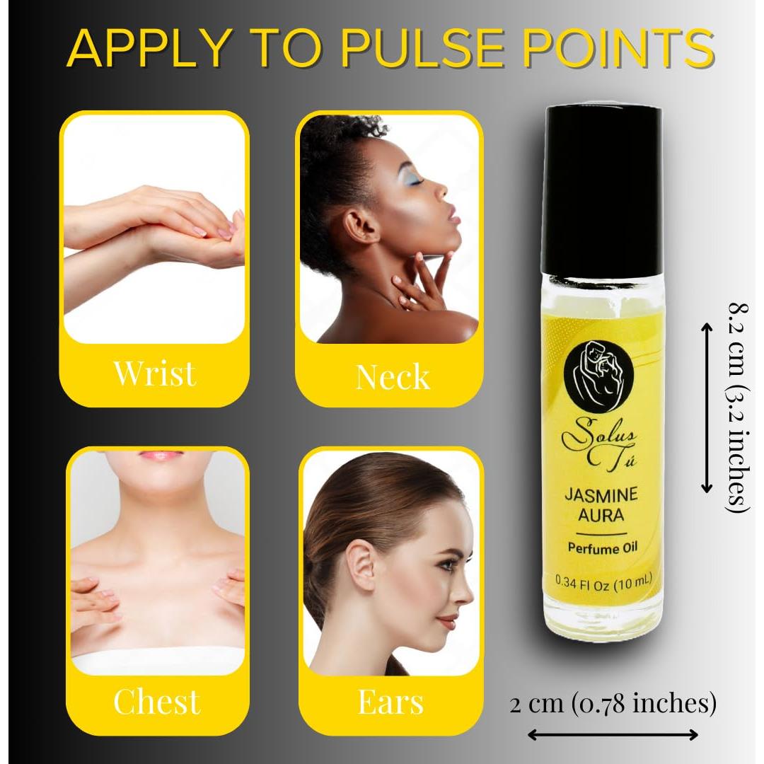 Aceite de Perfume de Feromonas Jasmine Aura 10mL Unisex