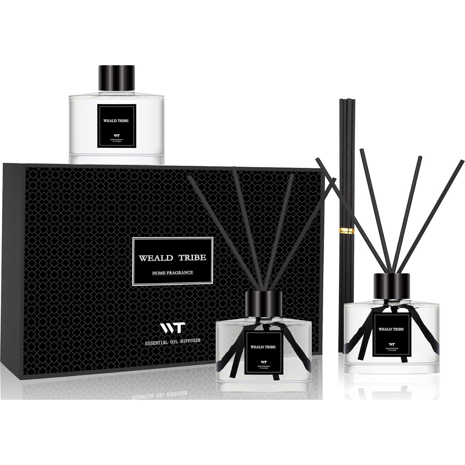 Set de Difusores de Aromas Weald Tribe - 3 Fragancias Naturales 50ml