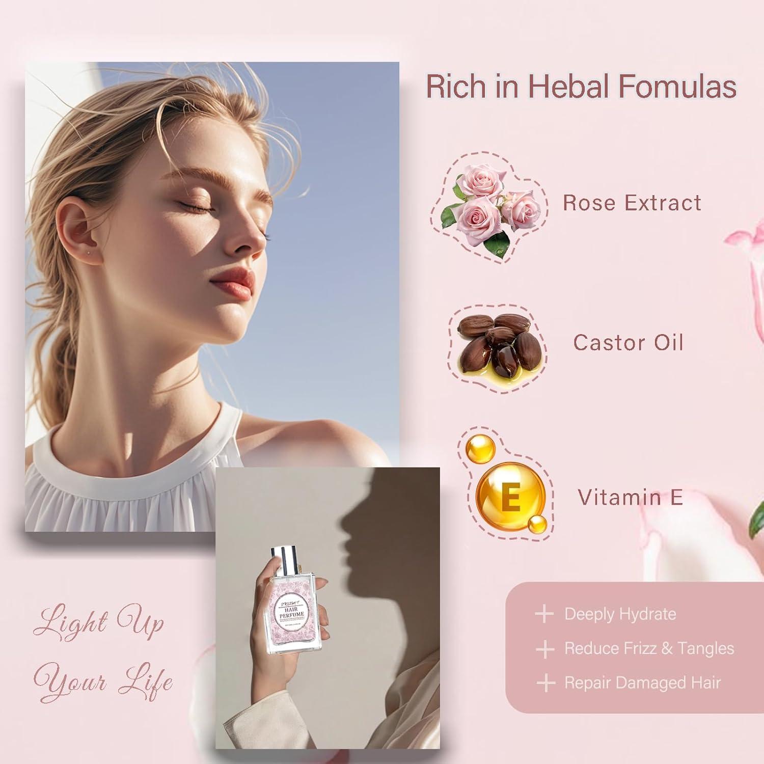 Bruma para Cabello y Cuerpo Gurkooyd 50ML - Aroma Rosa