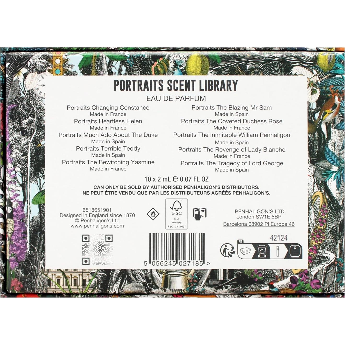 Conjunto de Fragancias Portraits Penhaligon's 10 Mini EDP 10ml