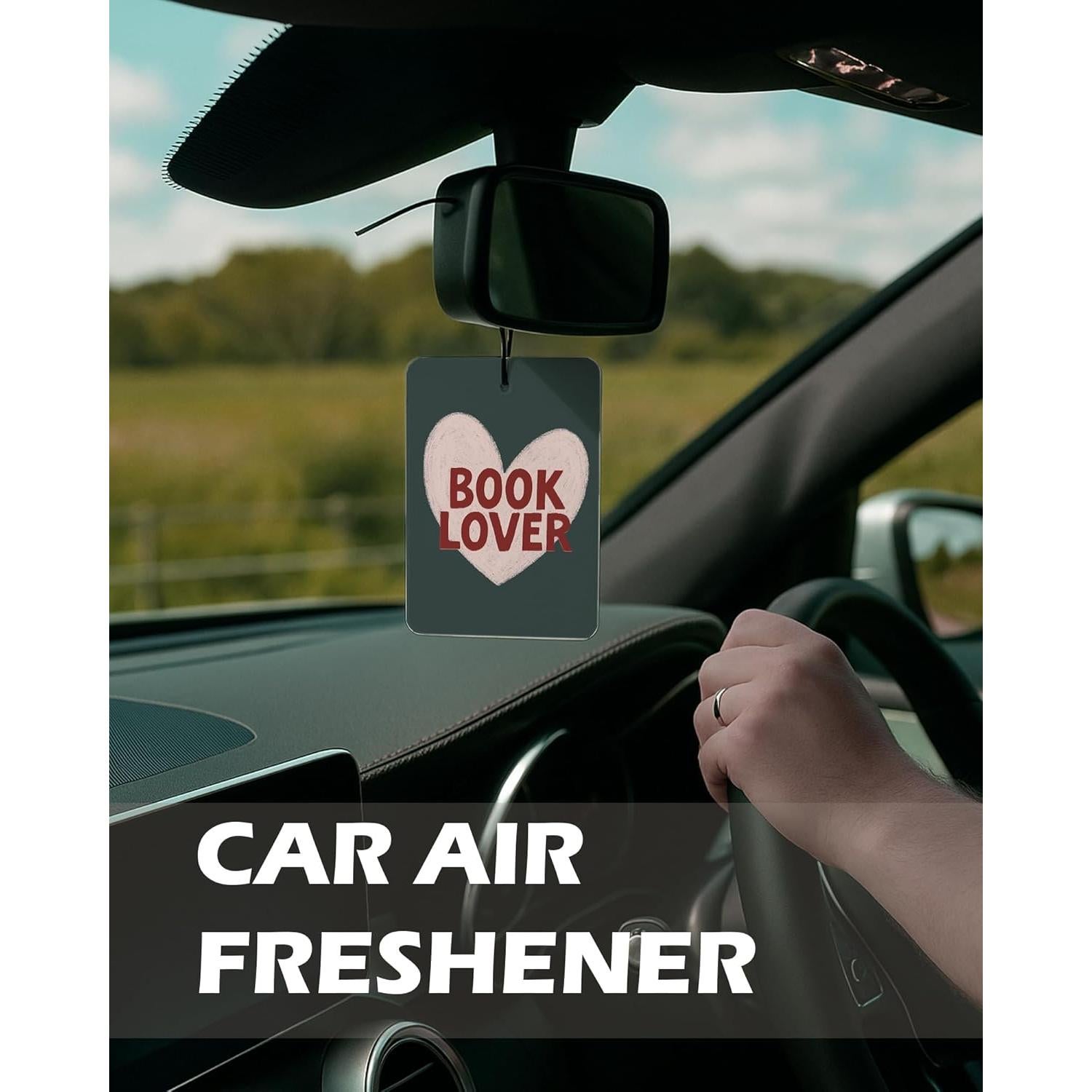 Ambientador de Coche EKGJW 4 Piezas Aroma Fresco Decorativo