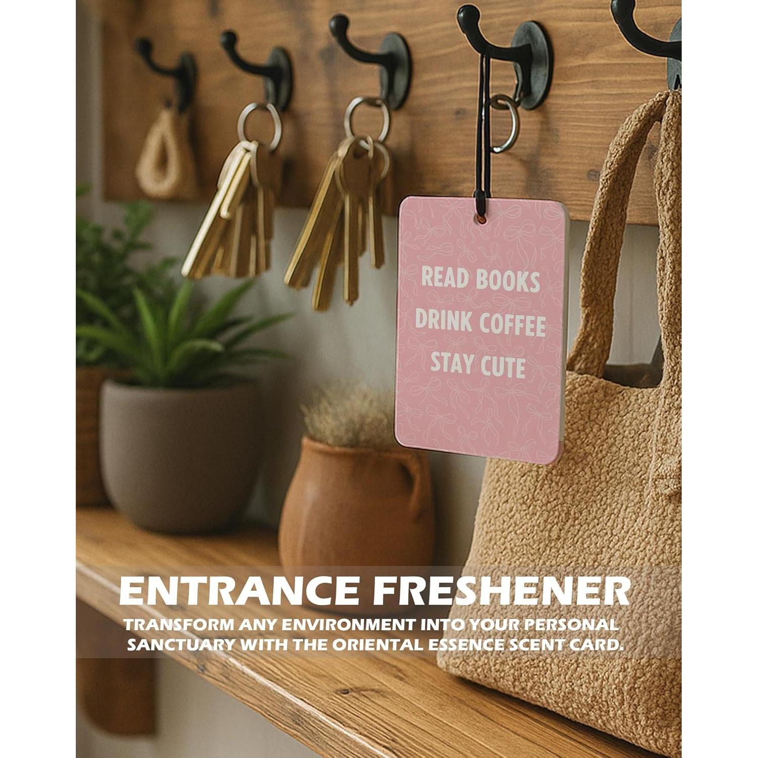 Ambientador de Coche EKGJW 4 Piezas Aroma Fresco Decorativo