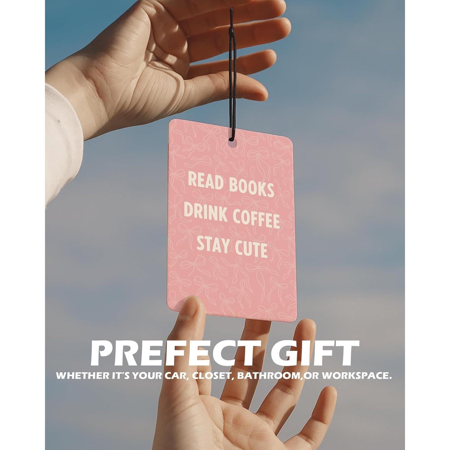 Ambientador de Coche EKGJW 4 Piezas Aroma Fresco Decorativo