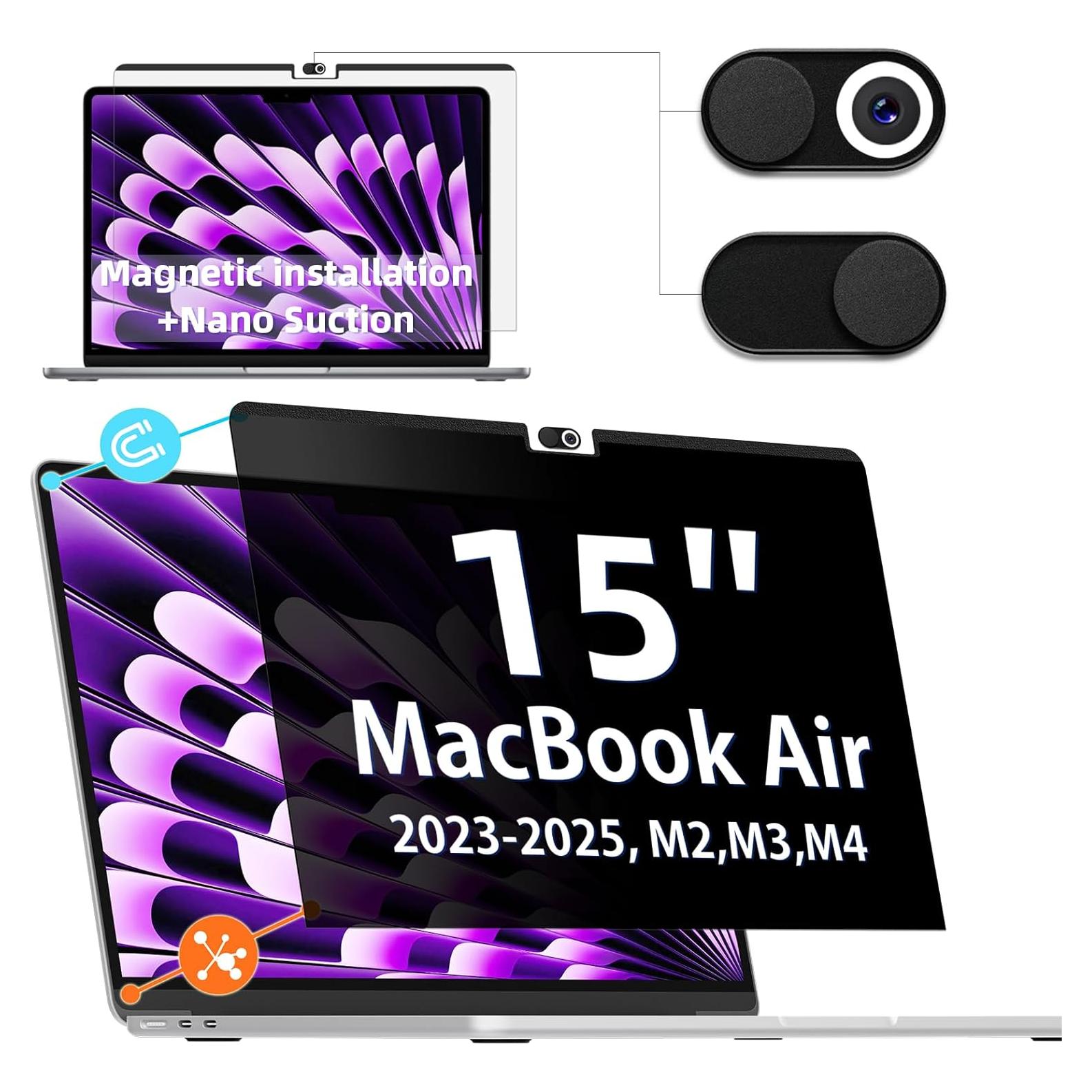 IPROKKO Protector de Pantalla Privada Magnético MacBook Air 15"