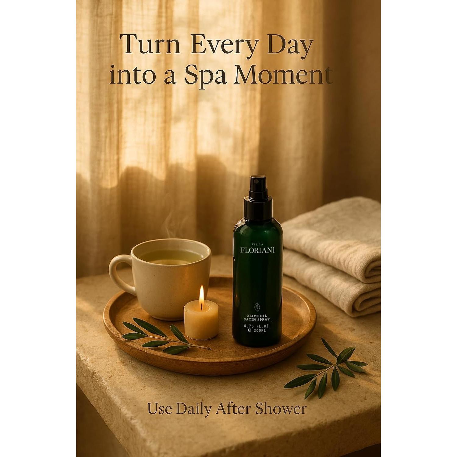 Spray Corporal Hidratante Villa Floriani 150 ml - Aceite de Oliva