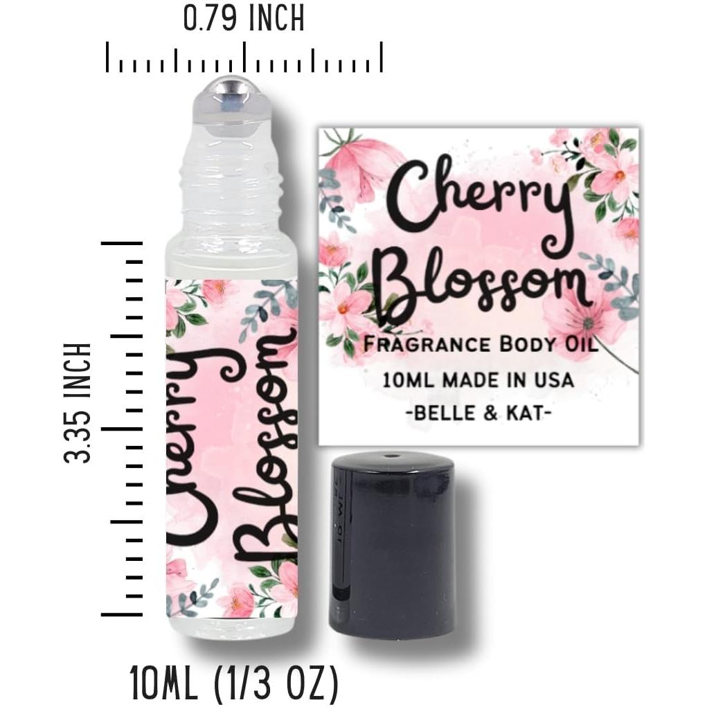 Aceite Corporal Roll-On Belle & Kat Flor de Cerezo 10ml