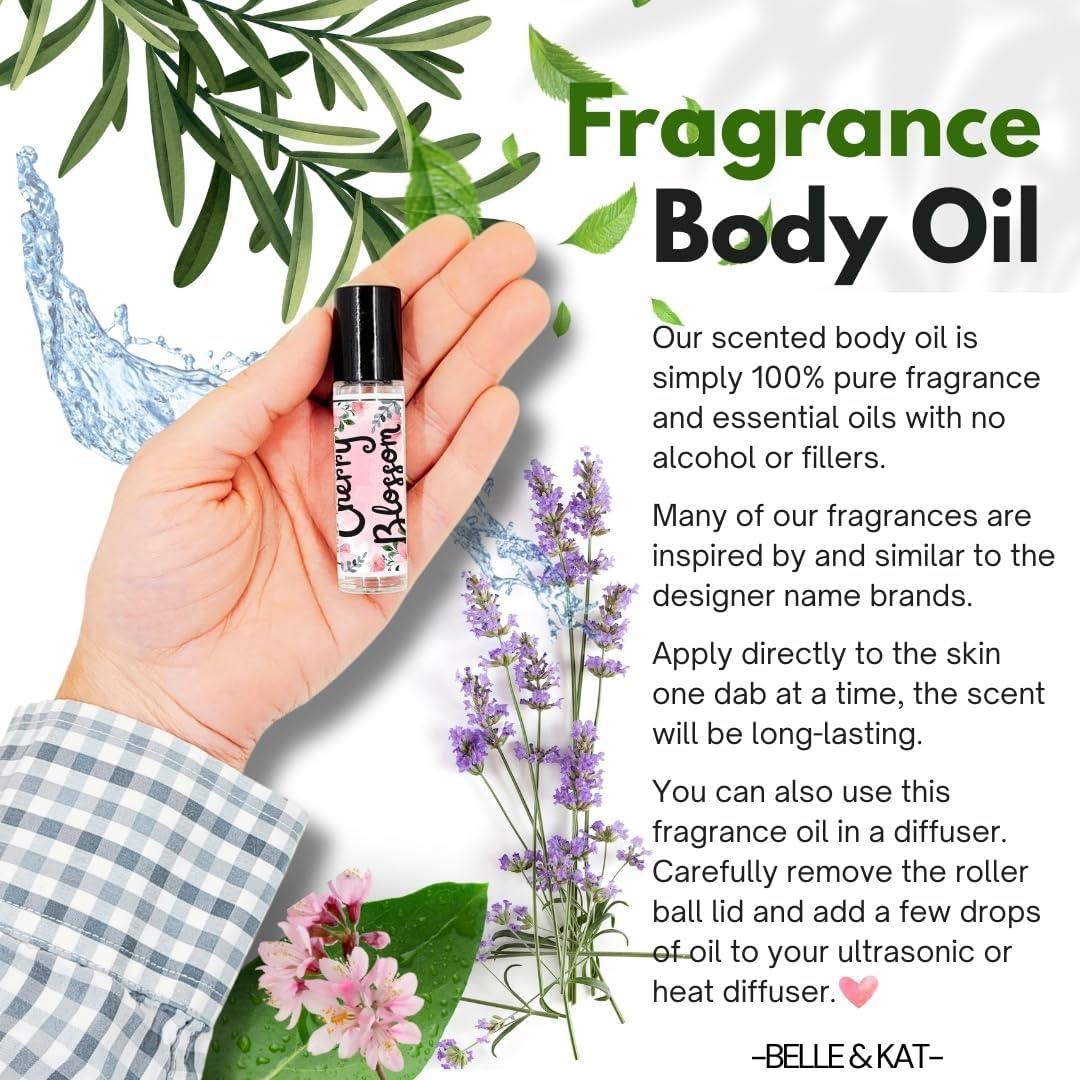 Aceite Corporal Roll-On Belle & Kat Flor de Cerezo 10ml