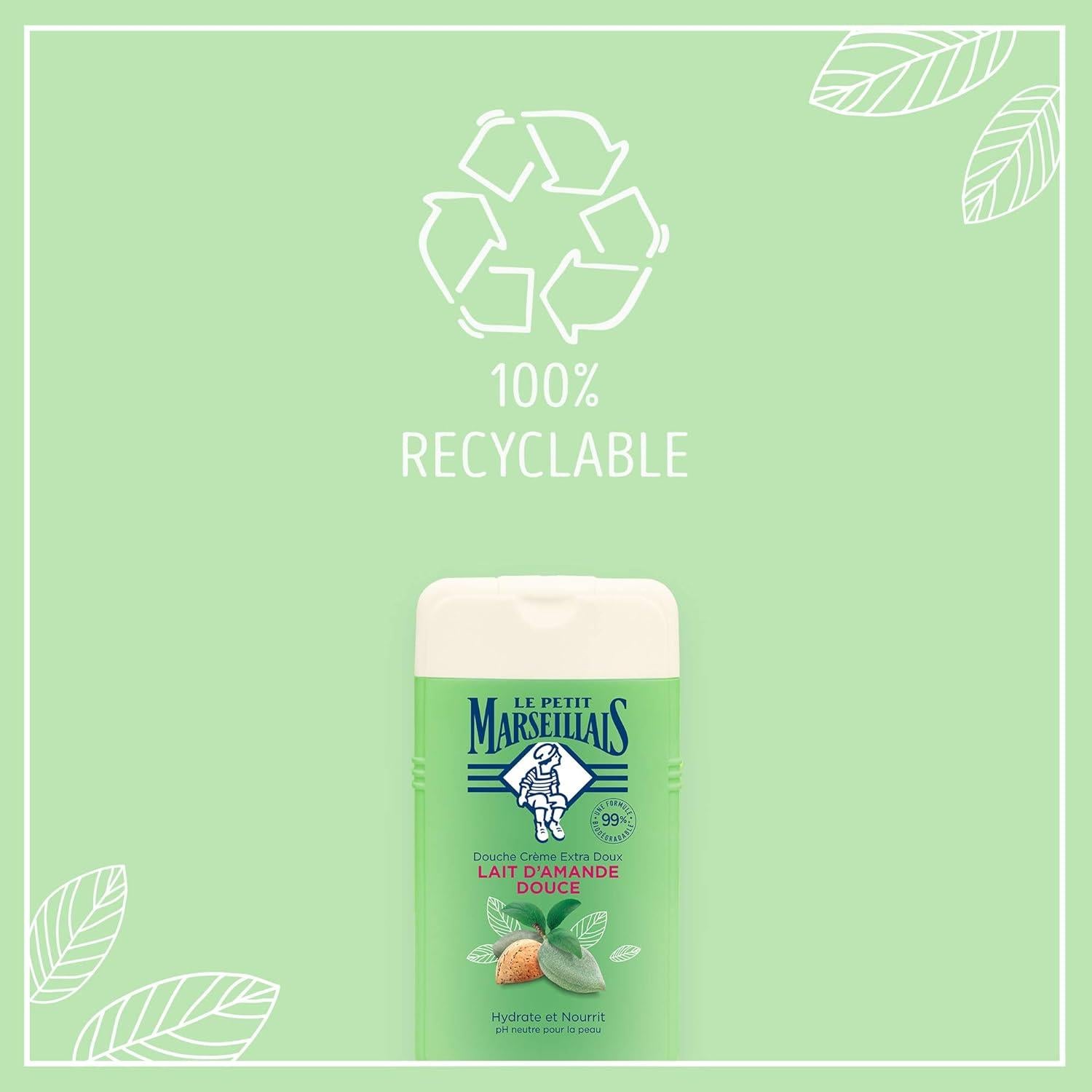 Gel de Ducha Le Petit Marseillais Almendra 250 ml