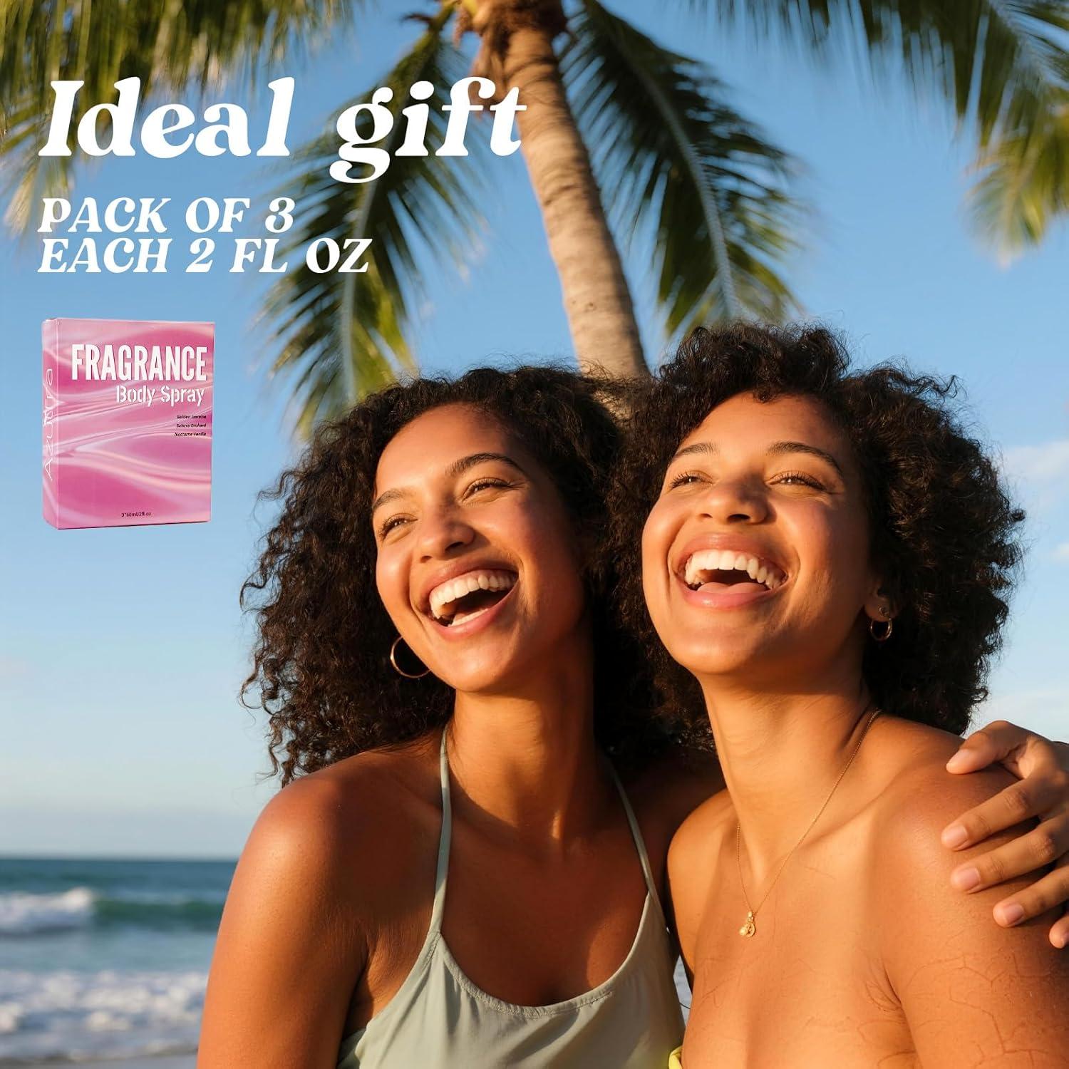 Set de Spray Corporal y Cabello Azulfra 3 Fragancias 59.15 ml