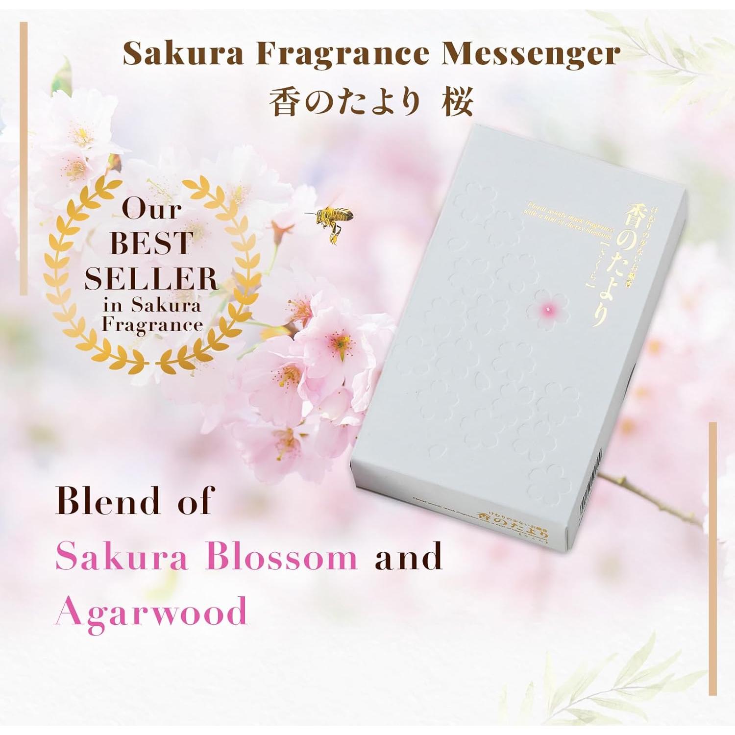 Incienso Hasegawa Sakura Bajo Humo 160g Almizcle Floral