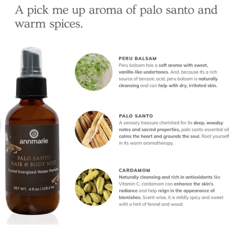 Mist Corporal Orgánico Annmarie Palo Santo 113g