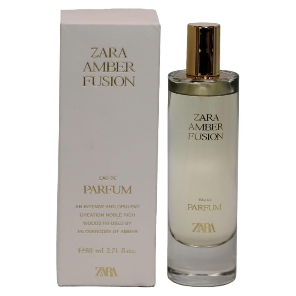 Zara Fusión Ámbar Eau de Parfum 80 ML - Fragancia Floral y Cítrica