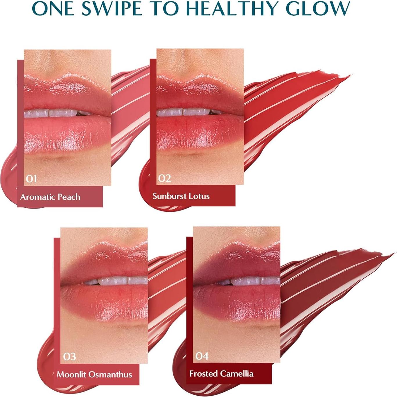 Bálsamo Labial Tinte Hidratante FLORASIS 01 Durazno Aromático