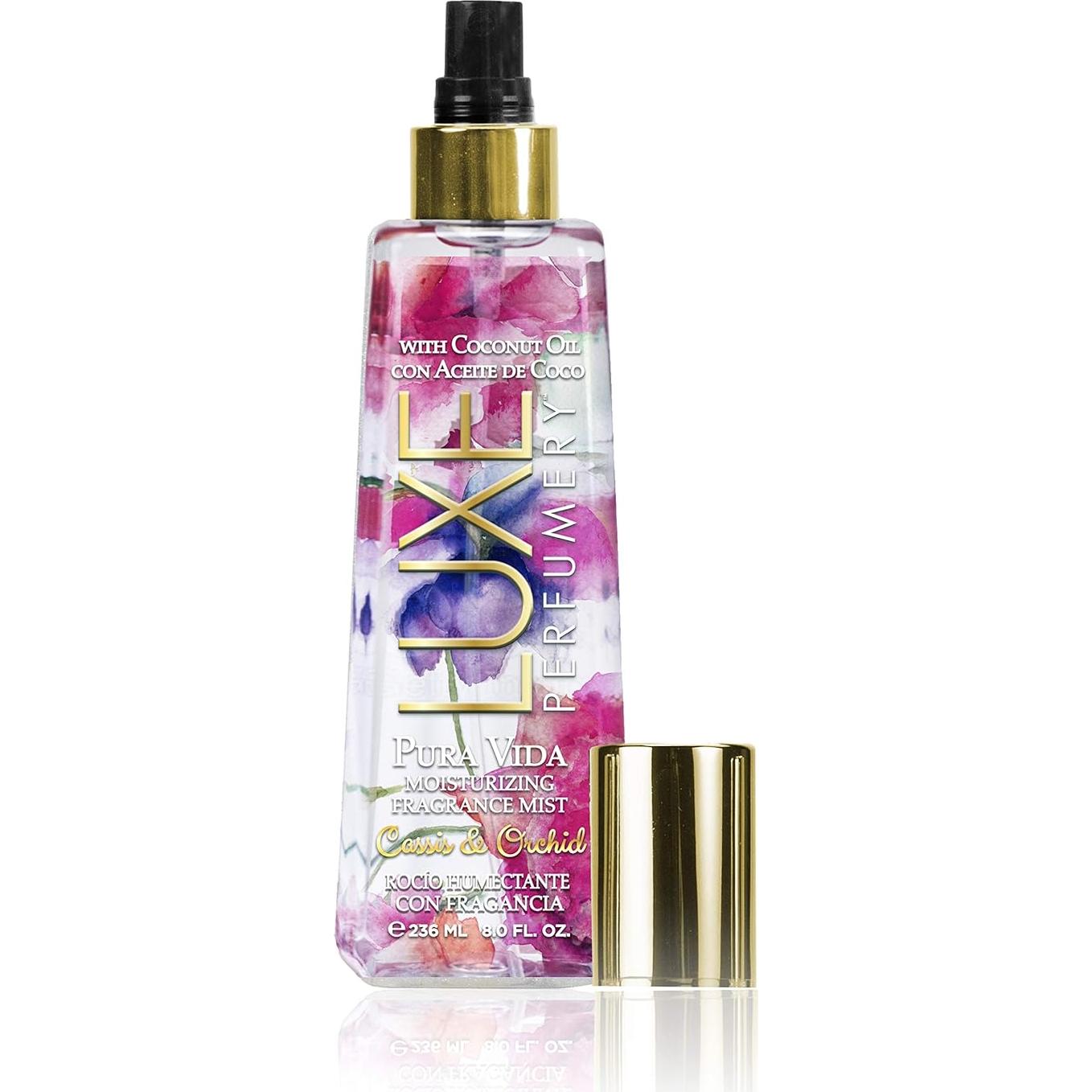 Bruma Hidratante Corporal Luxe Perfumery Pura Vida 236 ml Rosa