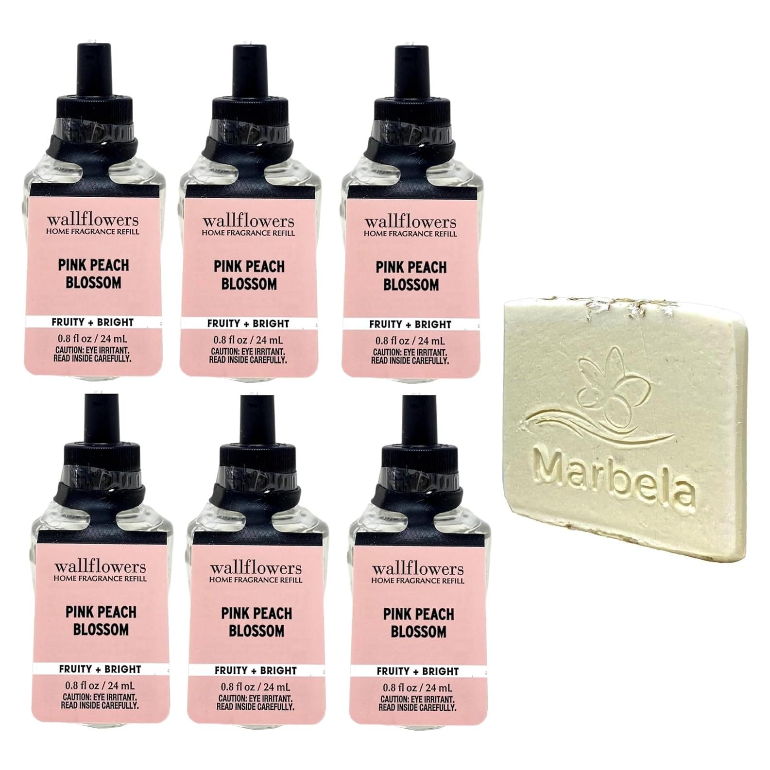 Recarga Fragancia Hogar Bath & Body Works Flor Durazno Rosa 6x24mL